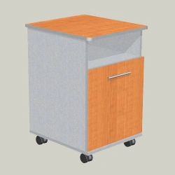 Single-door underbench with a niche model TP-3