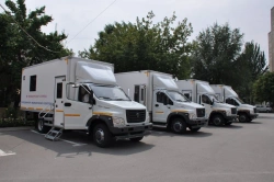 Medical complex on chassis of vehicles type 47122, modification 47122Z on the basis of chassis GAZ C42R36