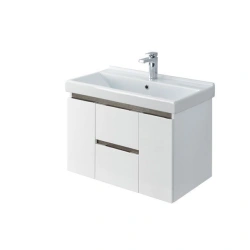 Cabinet under sink Aquaton Renee 80 white, walnut 1A222201NRC801.A222.2.01N.RC8.0