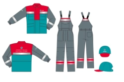Women's suit (jacket, trousers) for protection against general industrial pollution and mechanical effects (abrasion) made of co