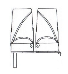 Passenger seat PS05.6840.006-31.2K