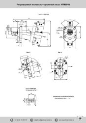Adjustable axial piston pump NGM56/32.4