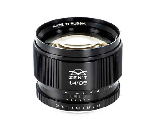 High-Aperture Photography Lens "MC Zenitar 1.4/85" for Nikon