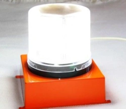 Single-colour aerodrome pulse beacon