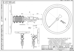Bimetallic thermometer TBf-223 IP54 160 USH