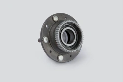 Rear wheel hub assembly (for Uaz with abs, spicer and timken hybrid, composition: bearings, impulse disc, fasteners, rings).