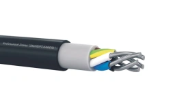 Power cables for voltage from 1 to 3 kV with insulation and sheath made of PVC of reduced flammability AVKaShvng(A)