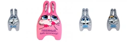 Soft stuffed toy "Antistress Bunny" 34cm