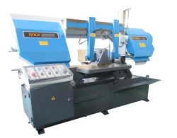 Semi-automatic band saw with rotary table model LPSG420.45