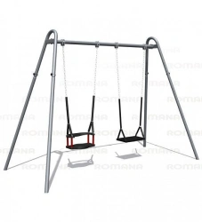 Double swing with different seats Romana 108.18.02-02