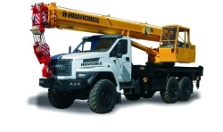 Truck crane KS-45717-2 and its modifications using cabin U2.65.52.000 and its modifications manufactured by "IMZ AUTO" Ltd.