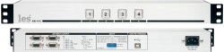 KR-41C - Active control panel. 4 buttons, GPI output/input signals, USB for remote control, built-in PSU.