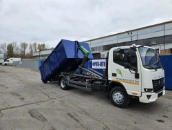 Container rubbish truck 67066-SV, modifications 670664-51, with GVW from 5000 to 20000 kg, on chassis KOMPAS, KAMAZ KOMPAS.