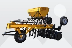 Seeder-cultivator for strip sowing SKP -2. 1?