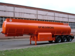 Tank semi-trailer (fuel tanker) BECEMA PPTs/PPTZ-37 modification 96052 (without pump) using BPW H axle unit
