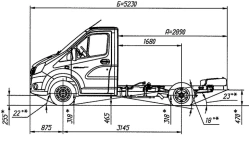 Chassis GAZelle NEXT, Modification A21R23, Petrol engine Euro-2