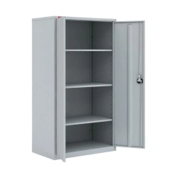 Metal cabinet for archives storage of "Edelwood" trade mark