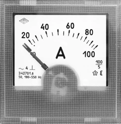 Panelboard microammeter, milliammeter, ammeter and voltmeter: version E42701.8