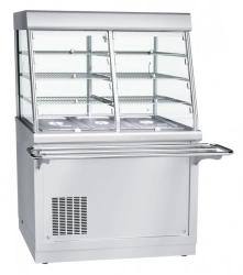 Refrigerated high-temperature display counter with neutral cabinet ???(?)-70?-?-??