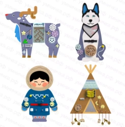 Northern Fairy Tale" Bisiboard Set NBSS-002