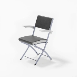 Folding chair with armrests, SSp