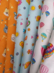 Cotton fabric rapsovogo weave flannel printed (printed), pov.pl.pl. 180 g / sq.m, width.95 cm, 100% cotton