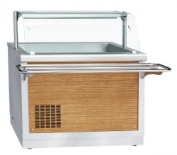 Refrigerated high-temperature display counter with neutral cabinet ???(?)-70?-?? (kashir.)