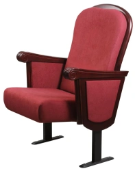 Auditorium armchair with metal frame model "Pushkin"