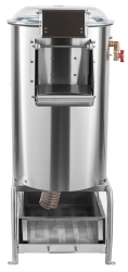 Kitchen potato peeling machine MKK-150 with stand and mesgo collector Cubitron-3M