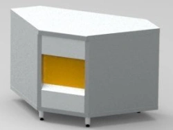 Corner counter PU90-B (inside corner 90, without guides)