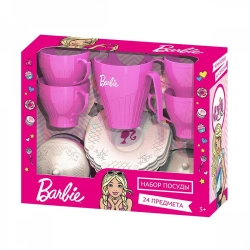 Gift set of children's tableware "BARBIE Tea Set" (24 pieces in a box with a window)