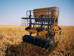 Seeder-cultivator grain hoe for strip sowing SKP -2. 1?