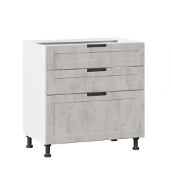 Jamis LD.296160.000 Front set for kitchen cabinet 800 with 3 drawers
