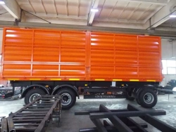 Tipper trailer type MDO432, modification 878561 on axle MD.?1?2050?12??120?16 (single axle) or on axle MD.?2?1850?12??120?16,