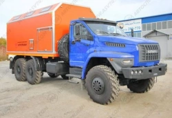 Mobile workshop, Mobile laboratory, Cargo-carrying vehicle, UZST brand, type UZST01, modification 5860-51 on sha