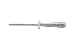 Set of rhinosurgical instruments for endoscopic surgeries in children to work with rigid rhinoscopes with fibre optics