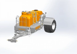 Mobile liquid fertiliser spreading machine STUURMAN model RONDO 3000