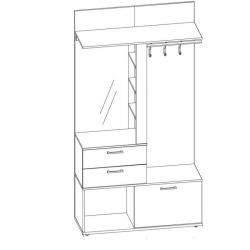 Hallway furniture set NM 04
