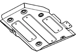 Metal fuel tank protector Dacia Duster MY14