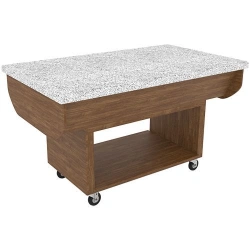 Neutral table for "Buffet table" series Granite+veneer SN-SS-SG