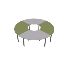 Metal-framed table S.T.MK.8