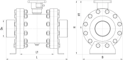 Ball shut-off valve ATEK.491284.044