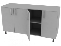 Swing cabinet 1260x420x700mm (WxHxH)