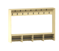 Wardrobe module, single-sided type 2 ATT-442