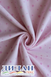 Knitted cotton fabric (100% cotton) smoothly dyed, printed: interlock