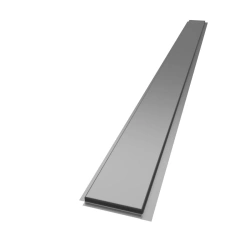 Linear metal panel "Yar'panel" -X - medium (190 x 2 470 mm) - Graphite grey -0,45 mm