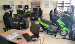 Training equipment on road traffic rules