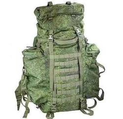Raid backpack ( 60 litres + 20 litres ) with camouflage cover