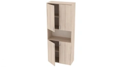 Shelving cabinet 4 fronts with a niche 800x370x2000mm (WxHxH) 405.120
