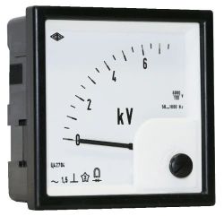 Microammeter, milliammeter, ammeter and panel voltmeter: version Ts42704